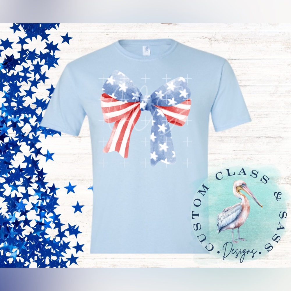 🇺🇸 NEW 4th of July Coquette Tee 🎀